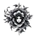 Japanese Gemini tattoo design idea