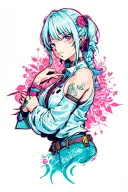 Delay tattoo design idea