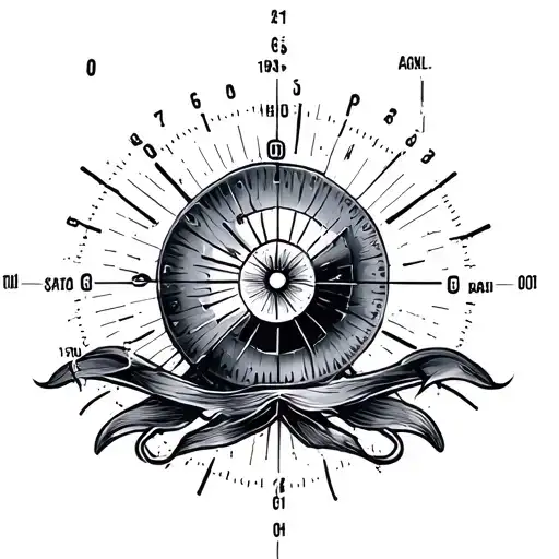 Coordinates tattoo design idea