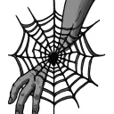 Spider Web Hand tattoo design idea