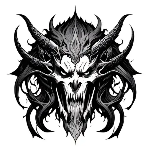 Belial tattoo design idea