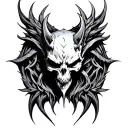 Belial tattoo design idea