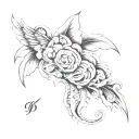 boobie tattoo design idea