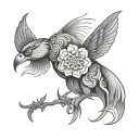 boobie tattoo design idea