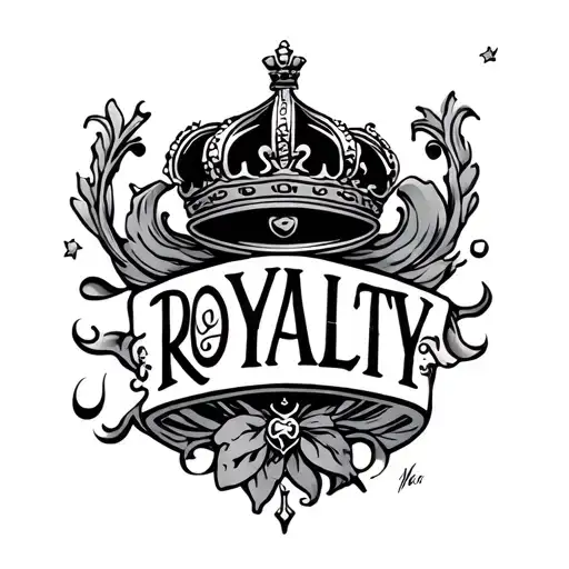 Loyalty Over Royalty tattoo design idea
