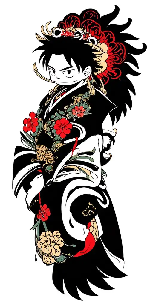 Kaido One Piece tattoo design idea