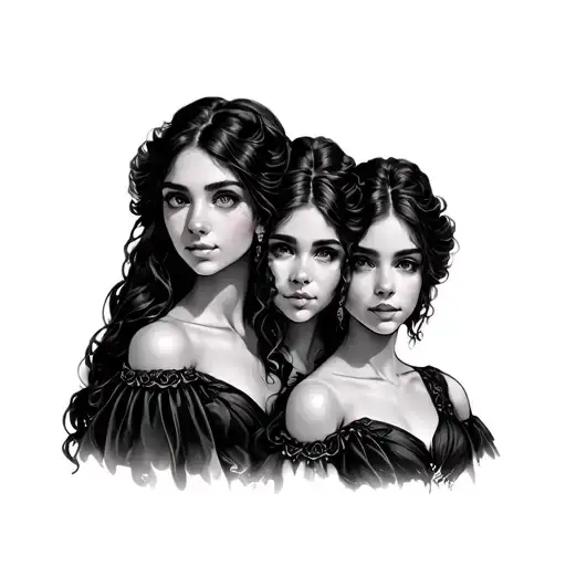 Three Sisters tattoo design idea