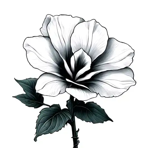 Cyclamen tattoo design idea