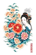 family and loyalty and honor tattoo design idea