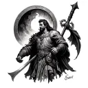 Saint Florian tattoo design idea