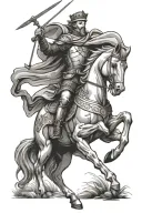St George tattoo design idea