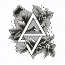 God is greater than highs and lows  tattoo design idea
