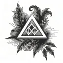 God is greater than highs and lows  tattoo design idea