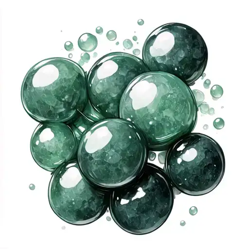 Chemical structure of Jadeite Jade tattoo design idea