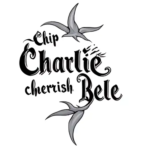 "Chip Charlie cherish Belle " beast claw mark tattoo design idea