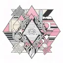 vaporwave mims tattoo design idea