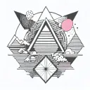 vaporwave mims tattoo design idea