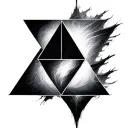 3 Triangle tattoo design idea