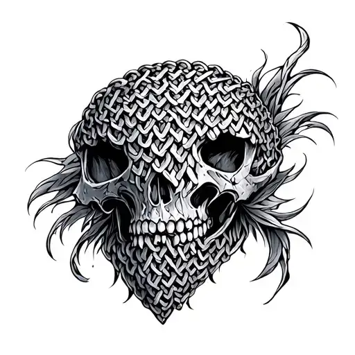Chain Mail tattoo design idea