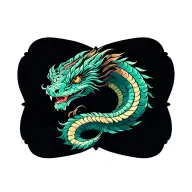 feathered serpent tattoo design idea