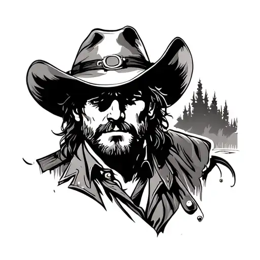 Red Dead Redemption tattoo design idea