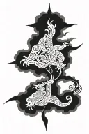 slavic dotwork tattoo style tattoo design idea