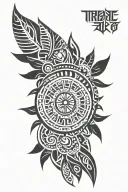 left fore arm scar cover featuring tattoo design idea