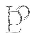 Intitals L and P intertwined together make it girly tattoo design idea