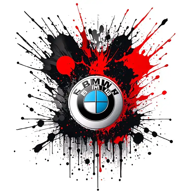 logo bmw tattoo design idea