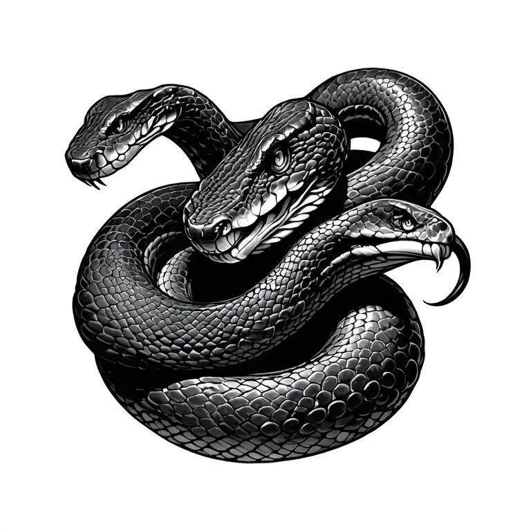 Snake tattoo design idea