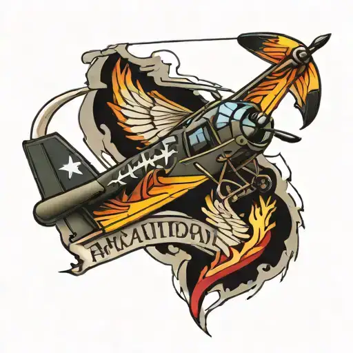 army aviation  tattoo design idea