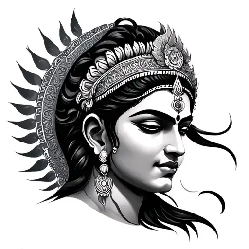 vishnu tattoo design idea