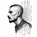 JATIN in Morse code tattoo design idea