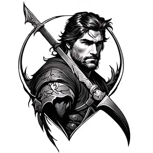 Robin Hood tattoo design idea