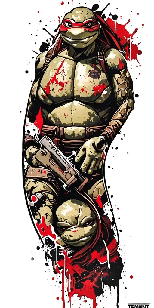 tmnt tattoo design idea