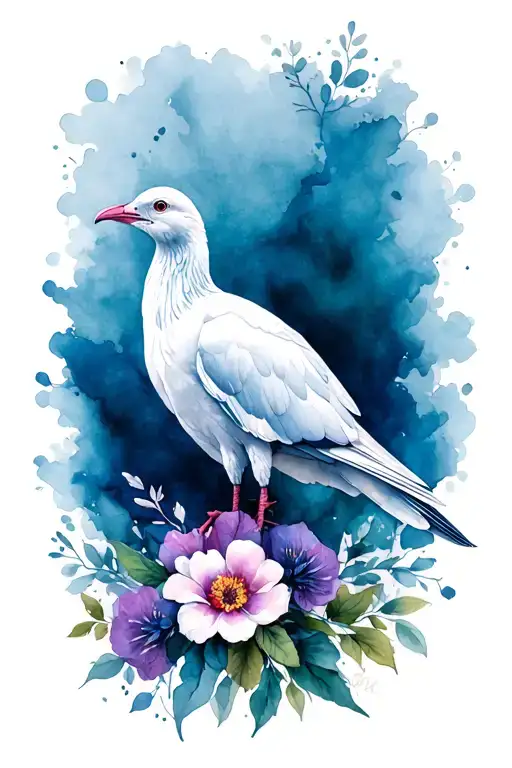 Gänseblümchen Nelke knight's spur tattoo design idea