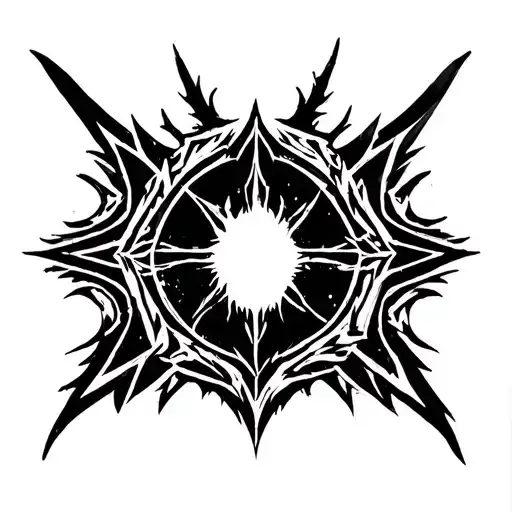 skyrim logo tattoo design idea