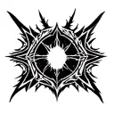 skyrim logo tattoo design idea