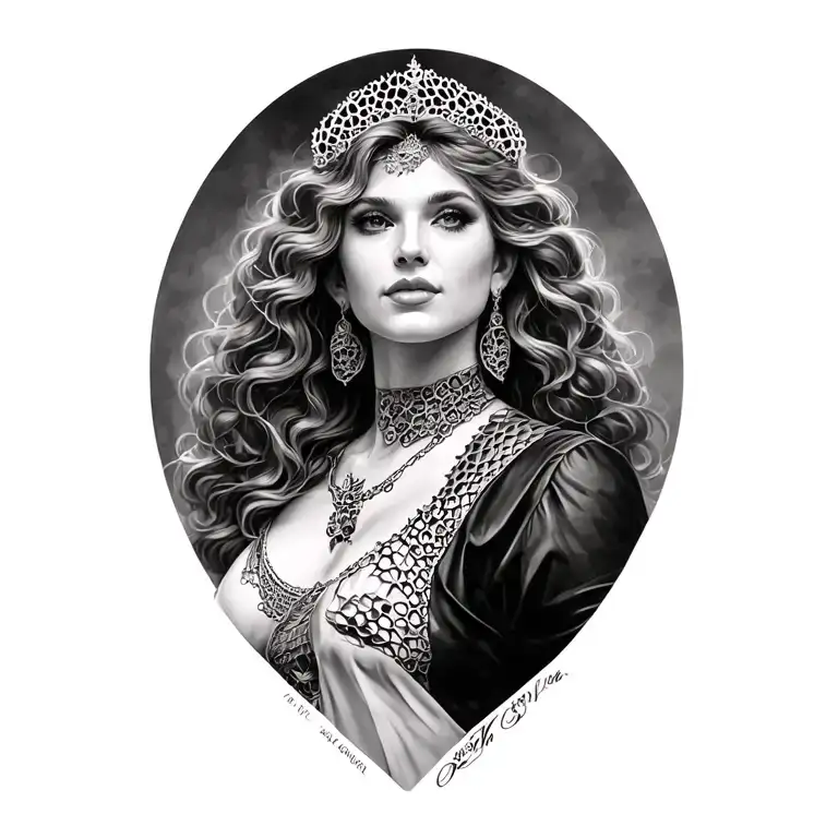 black and white honey comb on collar bone to shoulder with a full color wester yellow jacket queen. Arm band queen mark tattoo design idea