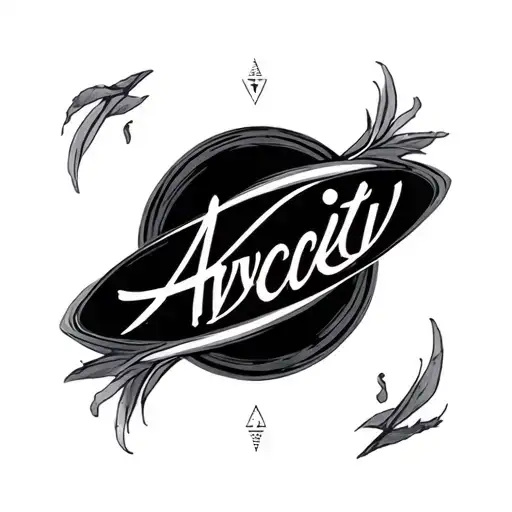 Avicii logo tattoo design idea