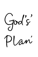 "God's Plan" text written tattoo design idea