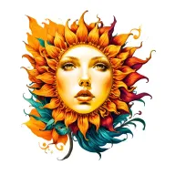 Sonne tattoo design idea