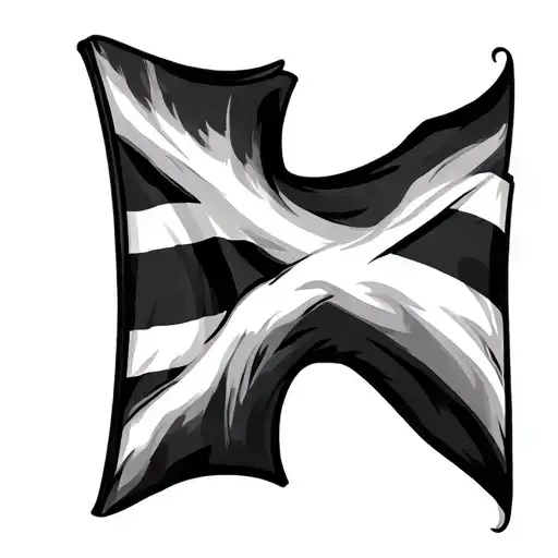 Cornish Flag tattoo design idea