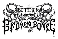 "Better or broken bone " Collarbone tattoo with bold delicate pattern tattoo design idea