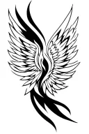 Devis's wing tattoo tattoo design idea