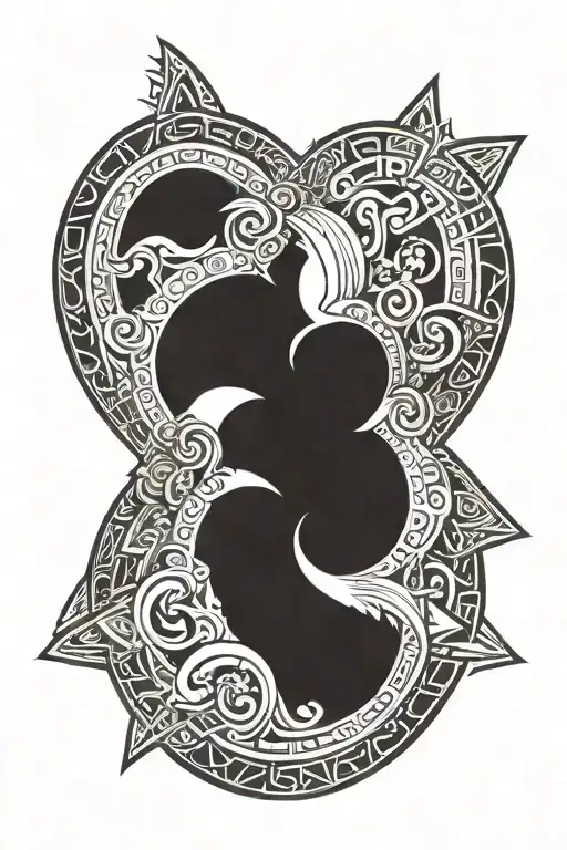 nirvana symbol buddhism tattoo design idea