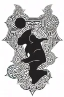 nirvana symbol buddhism tattoo design idea