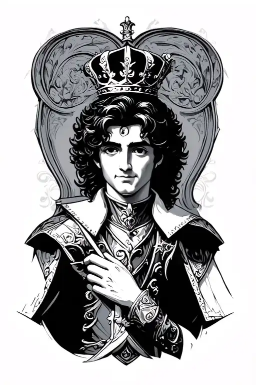 Small Prince Character tattoo design idea