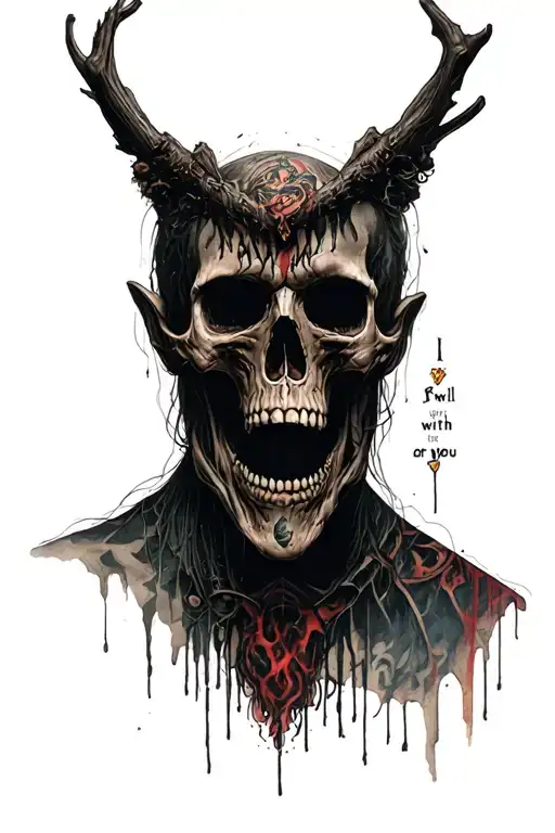 Though I walk through the valley of the shadow of death, I will fear no evil, for You are with me. tattoo design idea