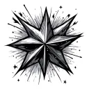 Shooting Star tattoo design idea